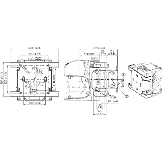Équerre de fixation pour LMS5xx (pour mise à niveau) - SIC2059271-Lire la description