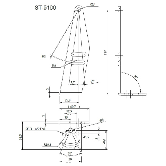 Equerre de fixation S300 - ST-5100-Lire la description