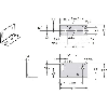 Equerre de fixation pour E3JM - E39-L53 Equerre de fixation pour E3JM - E39-L53
