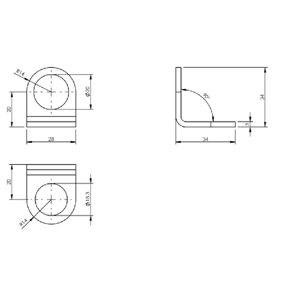 Système de montage pour capteurs M18, inox V4A - BMS CS-M-D12-ID18-01 (BAM0032) Système de montage pour capteurs M18, inox V4A - BMS CS-M-D12-ID18-01 (BAM0032)-Lire la description