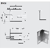 Équerre de fixation pour S3/S40/S7/S41/S100/TEN/TEC - ST-505 Équerre de fixation pour S3/S40/S7/S41/S100/TEN/TEC - ST-505