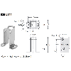 Equerre de fixation pour E3Z - E39-L144 Equerre de fixation pour E3Z - E39-L144