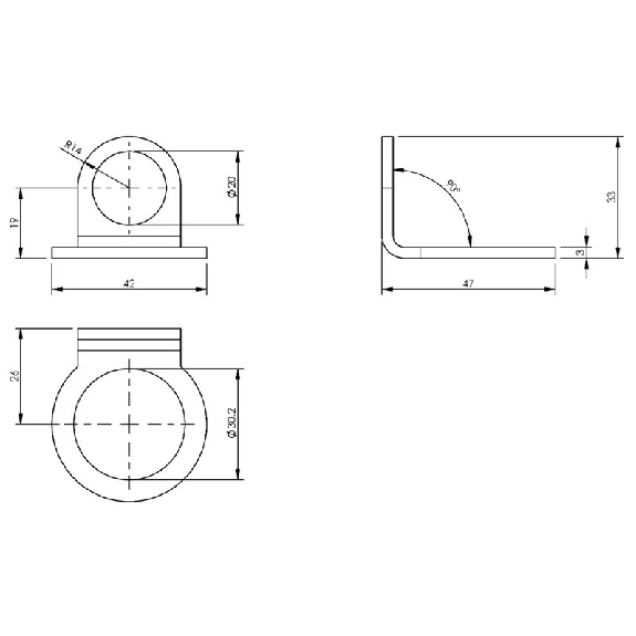 Système de montage pour capteurs M30, Ø 42 x 47 mm, inox, Ecolab - BMS CS-M-D12-ID30-01 (BAM0033) Système de montage pour capteurs M30, Ø 42 x 47 mm, inox, Ecolab - BMS CS-M-D12-ID30-01 (BAM0033)-Lire la description