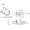 Equerre de fixation en L inox 304 - E39-L70 Equerre de fixation en L inox 304 - E39-L70