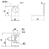 Équerre de fixation pour capteurs M18 (25x32x43mm) - ST-5012 Équerre de fixation pour capteurs M18 (25x32x43mm) - ST-5012