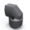 Equerre rotative Basic, 3.8kg, Couleur: RAL 7016 - 40125-02000-1701610