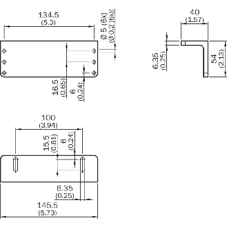 Equerre de fixation pour interrupteur TR10 Lock - TR10-MS0000-Lire la description