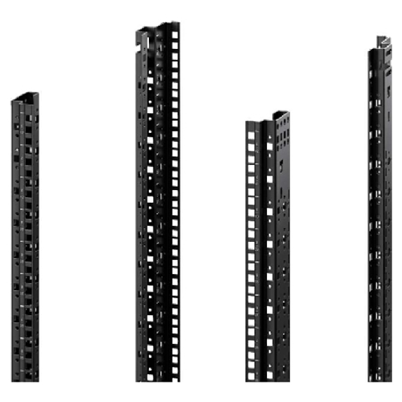 Montants 19" standard - VX IT - avant - 42U - VX 5302.106 Montants 19" standard - VX IT - avant - 42U - VX 5302.106-Lire la description