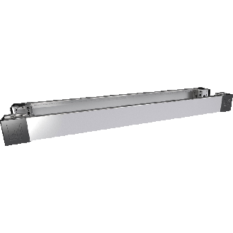 Pièces angle socle +plaq.av./arr.inox 1200x100x-mm (LxHxP) - VX 8620.053-Lire la description