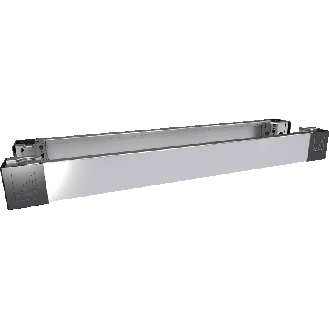 Pièces angle socle +plaq.av./arr.inox 1000x100x-mm (LxHxP) - VX 8620.052-Lire la description
