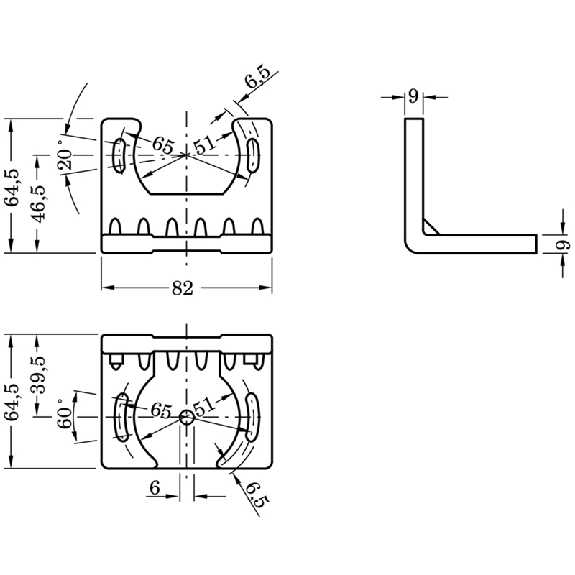 Fixation pour WSE/WSU26-2 - BEF-4WNAEFAL1 Fixation pour WSE/WSU26-2 - BEF-4WNAEFAL1-Lire la description