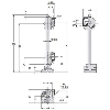 Support complet pied et tube Ø12mm pour E3Z, E39-R1/E39-R3 - E39-L93FH Support complet pied et tube Ø12mm pour E3Z, E39-R1/E39-R3 - E39-L93FH
