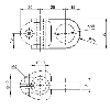 Système de fixation, pour tiges Ø12 mm / 10x10 mm - BMS CS-P-D12-AD18-00 (BAM002P)