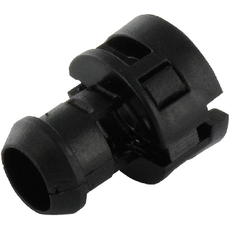 Adaptateur pour gaine à enclipser pour gaine striée (13mm) noir - 7000-99081-0000000-Lire la description