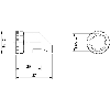 Renvoi d'angle pour capteurs photoélectriques cylindriques M18 - ST 03 Renvoi d'angle pour capteurs photoélectriques cylindriques M18 - ST 03