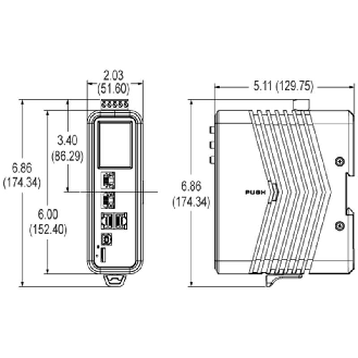 FlexEdge 1-Sled Mixed Serial 4G EU Cell Protocol Gateway - DA50A0B1E0000020-Lire la description