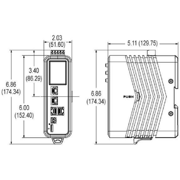 FlexEdge 1-Sled Mixed Serial 4G EU Cell Protocol Gateway - DA50A0B1E0000020-Lire la description