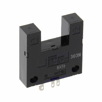 Micro Fourche opt. U NPN E=13mm IR DO 12-24Vdc IP50 / Connecteur - EE-SPX303N-Lire la description