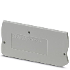 Flasque d'extrémité, 62 x 2,2 x 29,1 mm, gris - D-PT 2,5-MT Flasque d'extrémité, 62 x 2,2 x 29,1 mm, gris - D-PT 2,5-MT
