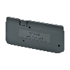 Flasque pour borniers 1-étage, Push-in + 2,5 mm², gris foncé, 3 pts - XW5E-P2.5-1.2-1 Flasque pour borniers 1-étage, Push-in + 2,5 mm², gris foncé, 3 pts - XW5E-P2.5-1.2-1