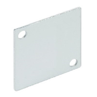 Cache aluminium pour goulotte 40x20 - 4F555011-Lire la description