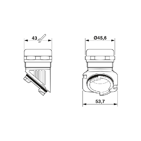 Presse-étoupe CEM EVO, M40, diamètre de câble 19-27 mm - HC-B-G-M40-EC-AL Presse-étoupe CEM EVO, M40, diamètre de câble 19-27 mm - HC-B-G-M40-EC-AL-Lire la description