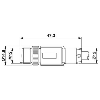 Câble préconfectionné pour bus, PROFINET CAT5 (100 Mbit/s), 4-pôles - NBC-M12MSD/ 2,0-93B/M12MSD CMC Câble préconfectionné pour bus, PROFINET CAT5 (100 Mbit/s), 4-pôles - NBC-M12MSD/ 2,0-93B/M12MSD CMC