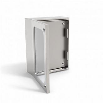 Coffret EQL 600 900 300 (LxHxP) inox AISI 304, IP66 - EQL 609030-Lire la description