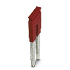 Pont enfichable, pas: 10,2 mm, nombre de pôles: 2, coloris: rouge - FBS  2-10