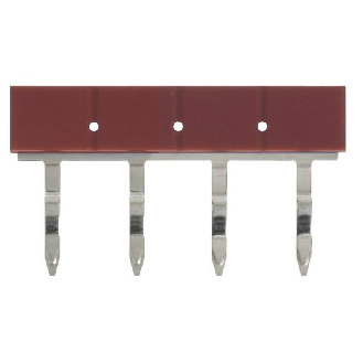 Pontage pour G2RV-SR/G3RV-SR pas de 6,2mm, 4 pôles, rouge - PYDN-6.2-040R-Lire la description