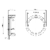 Suppport pour détecteur - BES 36-SM-2 (BAM00JL) Suppport pour détecteur - BES 36-SM-2 (BAM00JL)