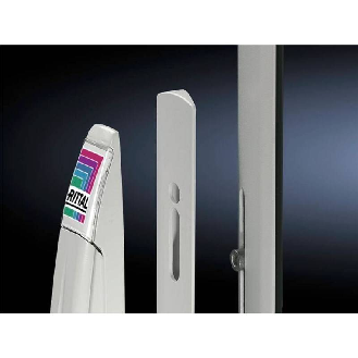 Adaptateur pour poignée Confort, pour porte vitrée TS, RAL 7035 - TS 8611.080-Lire la description
