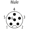 Résistance de terminaison système CUBE, M12 Mâle Droit 6 pôles - 7000-15041-0000000 (ARTICLE D'OCCASION) Résistance de terminaison système CUBE, M12 Mâle Droit 6 pôles - 7000-15041-0000000 (ARTICLE D'OCCASION)