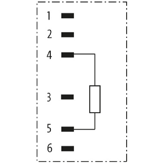 Résistance de terminaison système CUBE, M12 Mâle Droit 6 pôles - 7000-15041-0000000 (ARTICLE D'OCCASION)-Lire la description
