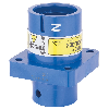 Powerlock; Embase en saillie; section: 50-120mm², N; Bleu - 44420278 | EPIC POWERLOCK A6 S N/BL QP M12 (1)