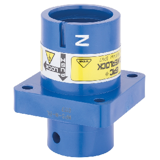 Powerlock; Embase en saillie; section: 50-120mm², N; Bleu - 44420278 | EPIC POWERLOCK A6 S N/BL QP M12 (1)-Lire la description