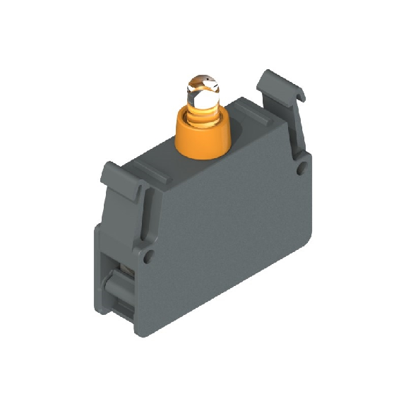 Bloc à DEL clignotant, orange, 12 30 Vac/dc, Sous le couvercle - E2 LP1L8V1 Bloc à DEL clignotant, orange, 12 30 Vac/dc, Sous le couvercle - E2 LP1L8V1-Lire la description