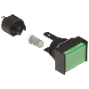 Voyant Ø16mm lumineux rectangulaire, vert, 24Vdc, IP65 - M165-JG-24D Voyant Ø16mm lumineux rectangulaire, vert, 24Vdc, IP65 - M165-JG-24D