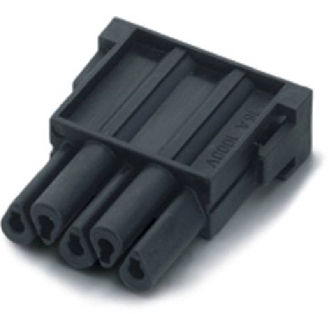 Module haute tension 4 + PE, femelle, 1 emplacement - 10383300 | EPIC MCB 5 CG-Lire la description