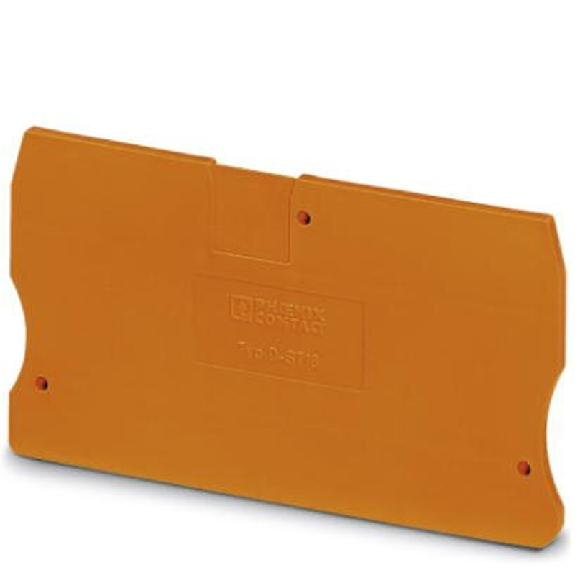 Flasque d'extrémité, 80,2 x 2,2 x 43,5 mm, orange - D-ST 16 OG Flasque d'extrémité, 80,2 x 2,2 x 43,5 mm, orange - D-ST 16 OG-Lire la description