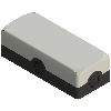 Boîtier en technopolymère, couvercle gris IP67/IP69K - ES 34002 Boîtier en technopolymère, couvercle gris IP67/IP69K - ES 34002