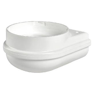 Base, montage en applique V120/240AC BLANC - 90511 | BASE HT WALL V120/240AC WH-Lire la description