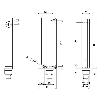 Barrière de passage (R) H=90mm Rés=10mm PNP+NPN M12 4P - BX10R/AD-HB