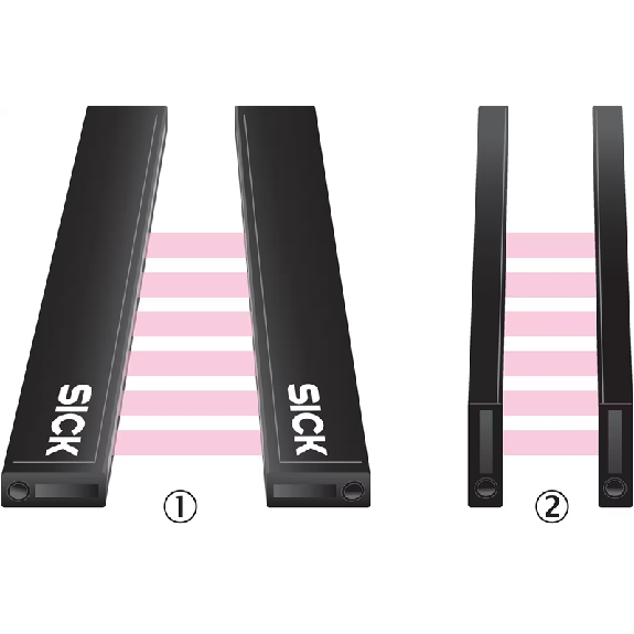 Rideau optique Smart line H=1400mm Rés=40mm P=7m - SGS4-F140P7PC1W02 Rideau optique Smart line H=1400mm Rés=40mm P=7m - SGS4-F140P7PC1W02-Lire la description