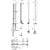 Rideau optique H=0145mm, Rés=2.5mm P=2m, IO-Link, analogique - MLG02A-0145B13201