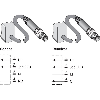Rideau d'automatisation H=0120mm Rés=40mm P=1.5m PNP / M08 4P - SPL-S120PPS2W04