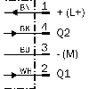 DPM Vérins rainures en C PNP(x2) NO lg19,5mm 12-30Vdc / M08 4P+C0.3m - MZ2Q-CFSPSKP0S04