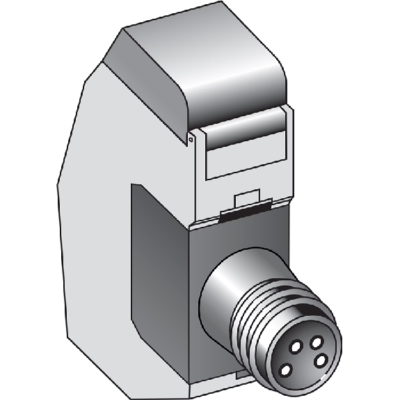 Ampli. fibre (maître) PNP(x2) Teach LR LO/DO 12-24Vdc M08 4P - WLL180T-M634S11-Lire la description