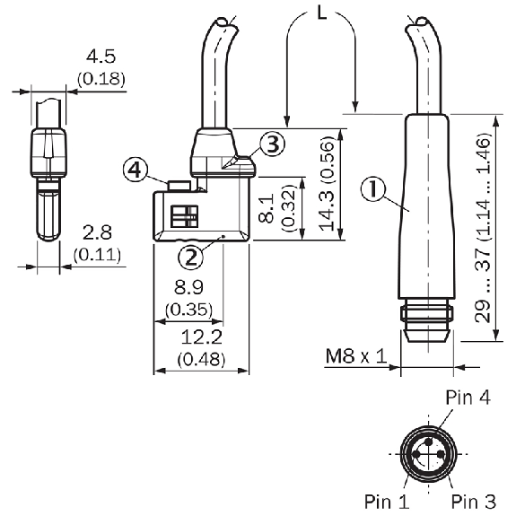 DPM Vérins rainures en C PNP NO lg12,2mm 10-30Vdc / M08 3P+C0.3m - MZCG-1Z7PS-KP0 DPM Vérins rainures en C PNP NO lg12,2mm 10-30Vdc / M08 3P+C0.3m - MZCG-1Z7PS-KP0-Lire la description