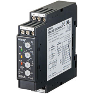 Relais de contrôle d'intensité monophasé, SPDT 5A, 24Vac/dc - K8AK-AS2 24VAC/DC-Lire la description